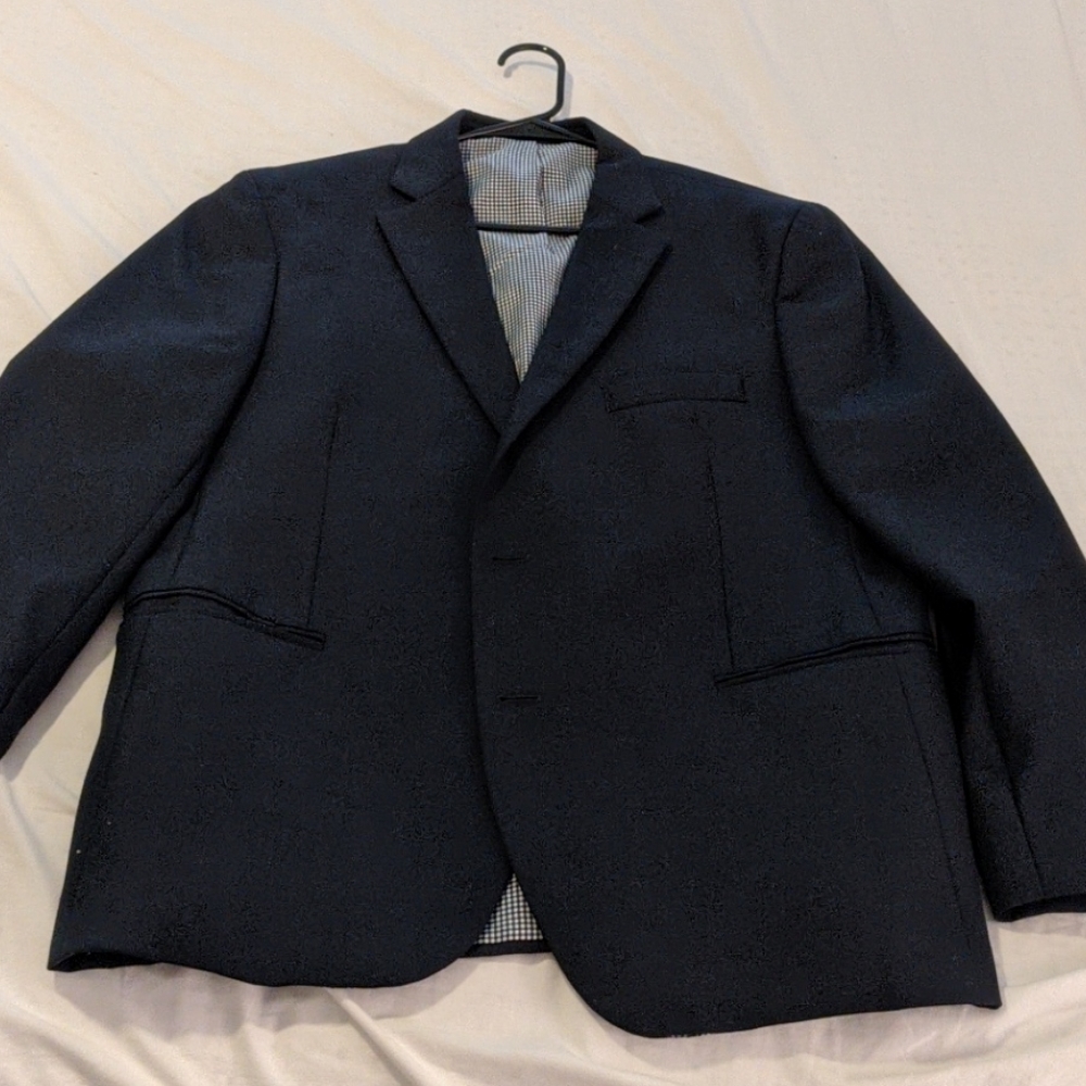 Stafford Navy Blue Blazer Size 42 Short